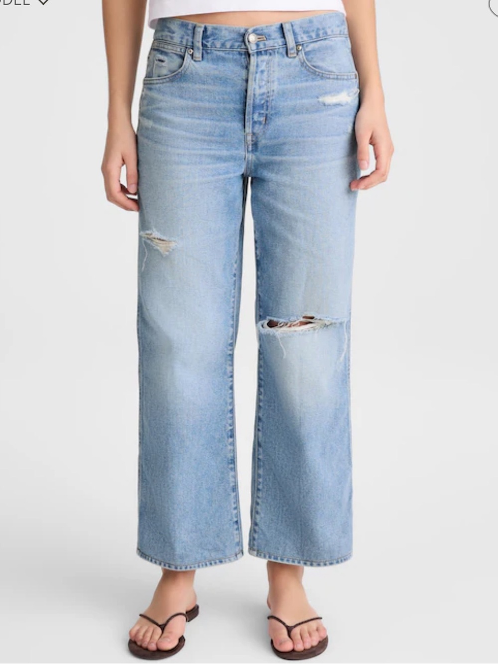 MADEWELL BAGGY CROP JEANS